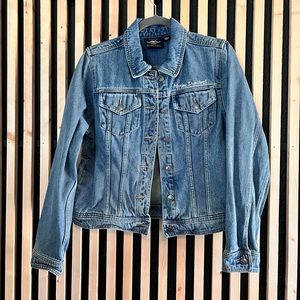 Harley Davidson Women’s Jean Jacket, Medium